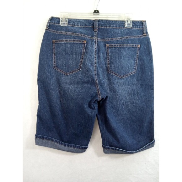 Gloria Vanderbilt All Around Slimming Effect Stretch Denim Bermuda Short 10 - Picture 6 of 9